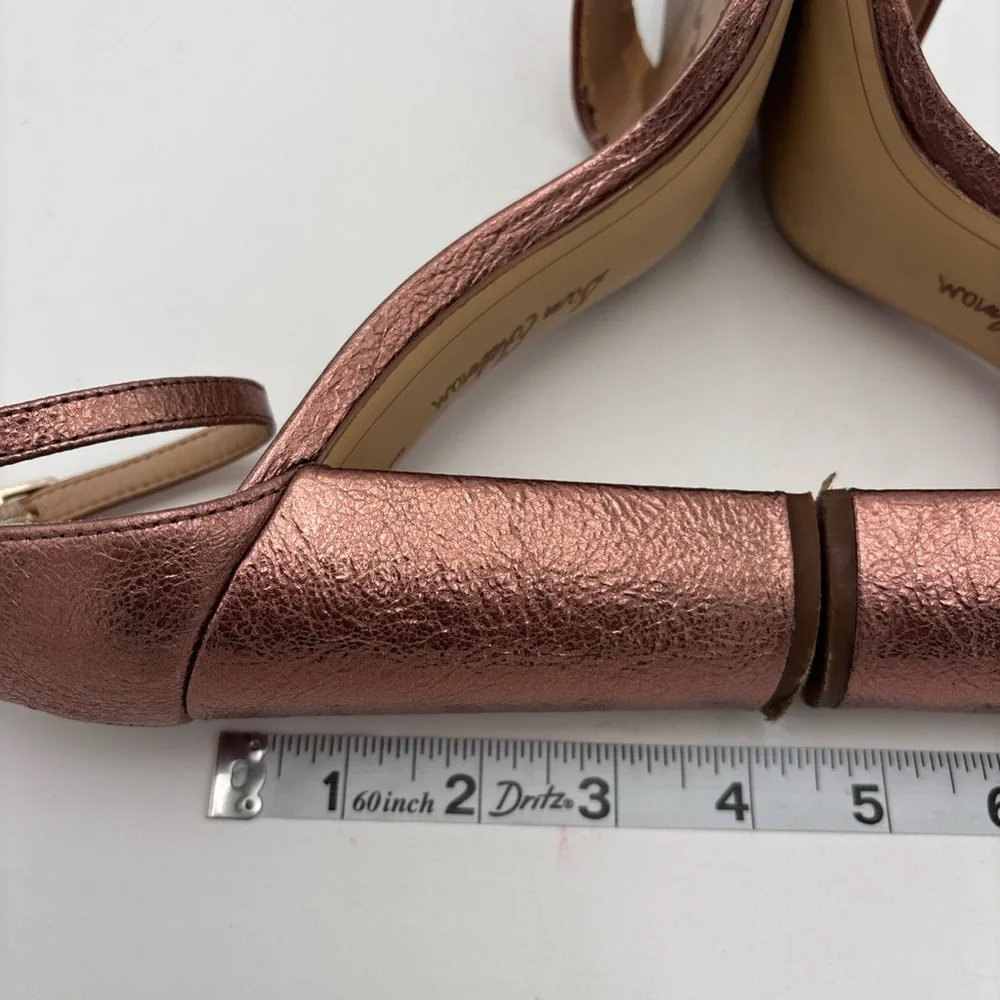 Sam Edelman Rose Gold‎ Block Heel Sandals